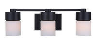 Craftmade - 12322FB3 - Three Light Vanity - District - Flat Black