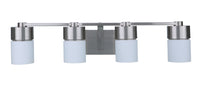 Craftmade - 12331BNK4 - Four Light Vanity - District - Brushed Polished Nickel