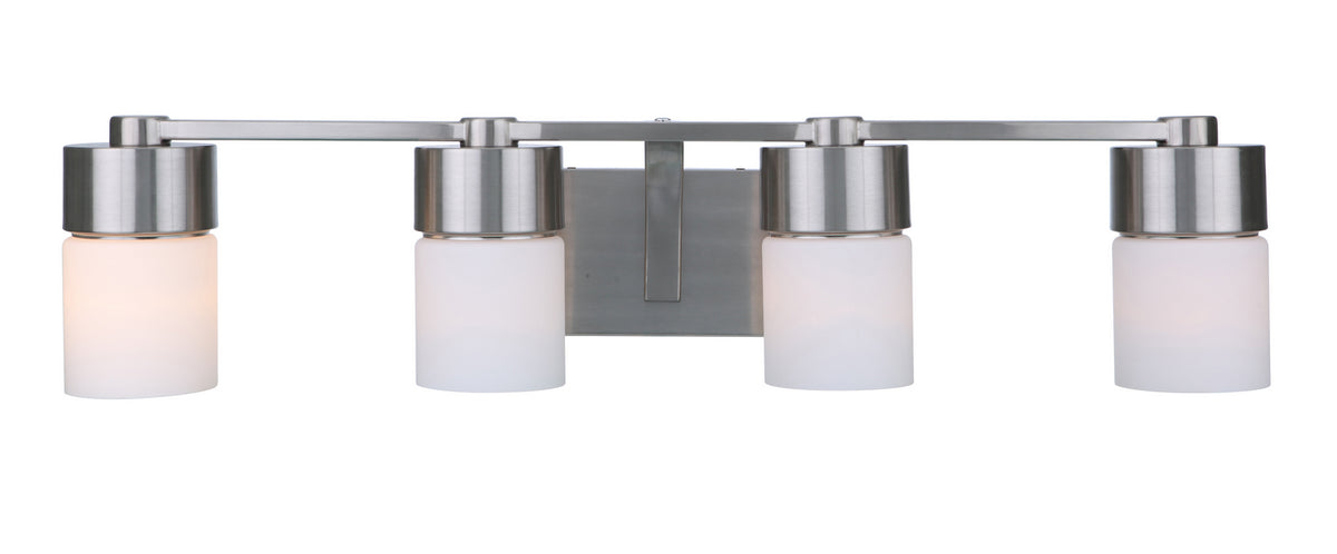 Craftmade - 12331BNK4 - Four Light Vanity - District - Brushed Polished Nickel