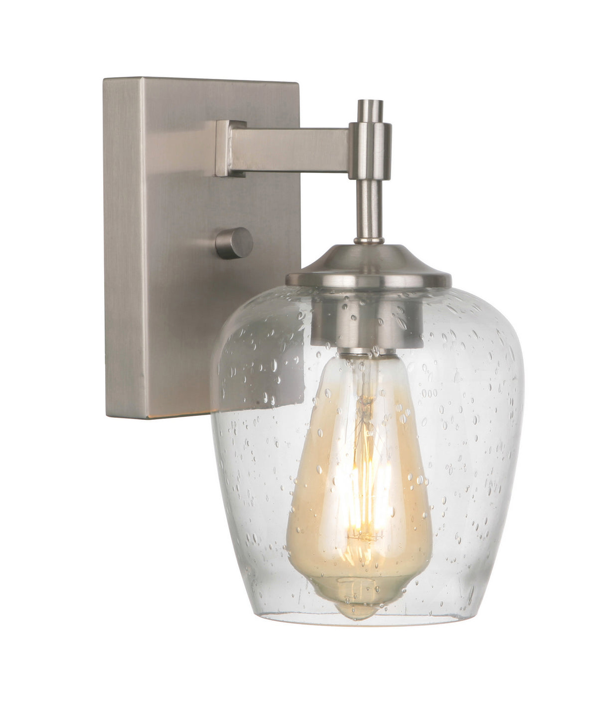 Craftmade - 12406BNK1 - One Light Wall Sconce - Stellen - Brushed Polished Nickel