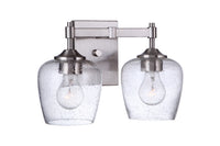 Craftmade - 12413BNK2 - Two Light Vanity - Stellen - Brushed Polished Nickel