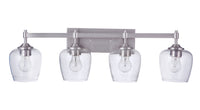 Craftmade - 12430BNK4 - Four Light Vanity - Stellen - Brushed Polished Nickel