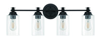 Craftmade - 49804-FB-C - Four Light Vanity - Dardyn - Flat Black