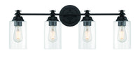 Craftmade - 49804-FB-C - Four Light Vanity - Dardyn - Flat Black