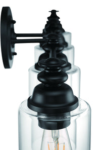 Craftmade - 49804-FB-C - Four Light Vanity - Dardyn - Flat Black