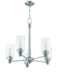 Craftmade - 49825-BNK-C - Five Light Chandelier - Dardyn - Brushed Polished Nickel