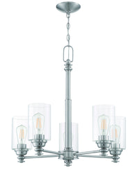 Craftmade - 49825-BNK-C - Five Light Chandelier - Dardyn - Brushed Polished Nickel