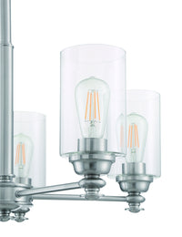 Craftmade - 49825-BNK-C - Five Light Chandelier - Dardyn - Brushed Polished Nickel