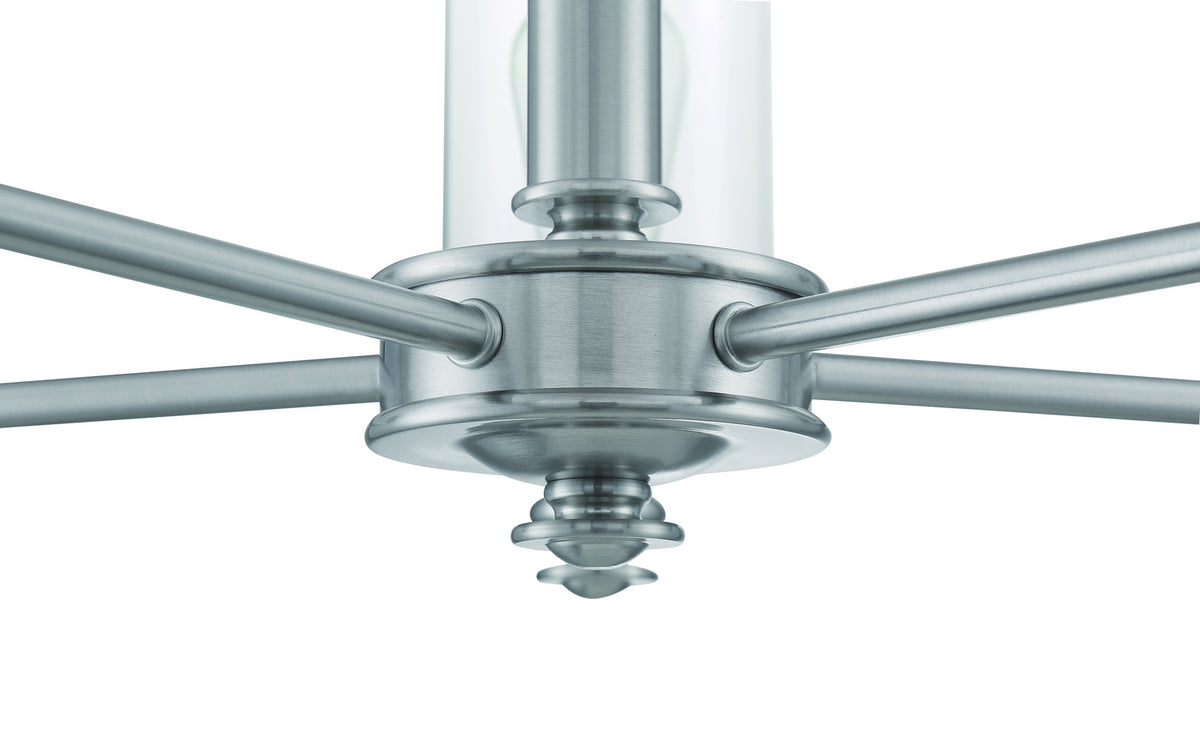 Craftmade - 49825-BNK-C - Five Light Chandelier - Dardyn - Brushed Polished Nickel
