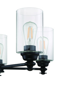 Craftmade - 49825-FB-C - Five Light Chandelier - Dardyn - Flat Black