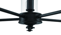 Craftmade - 49825-FB-C - Five Light Chandelier - Dardyn - Flat Black