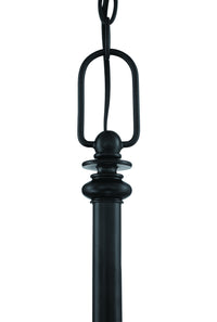 Craftmade - 49825-FB-C - Five Light Chandelier - Dardyn - Flat Black