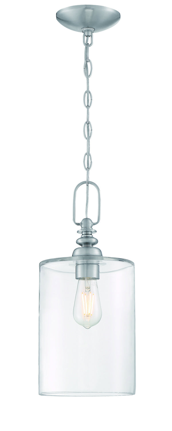 Craftmade - 49891-BNK-C - One Light Mini Pendant - Dardyn - Brushed Polished Nickel