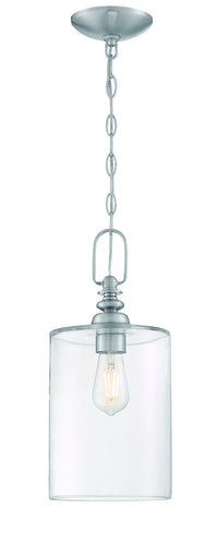 Craftmade - 49891-BNK-C - One Light Mini Pendant - Dardyn - Brushed Polished Nickel