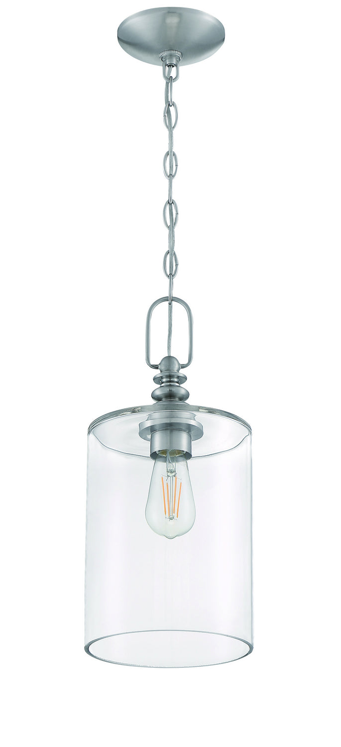 Craftmade - 49891-BNK-C - One Light Mini Pendant - Dardyn - Brushed Polished Nickel