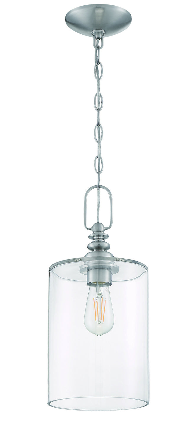 Craftmade - 49891-BNK-C - One Light Mini Pendant - Dardyn - Brushed Polished Nickel