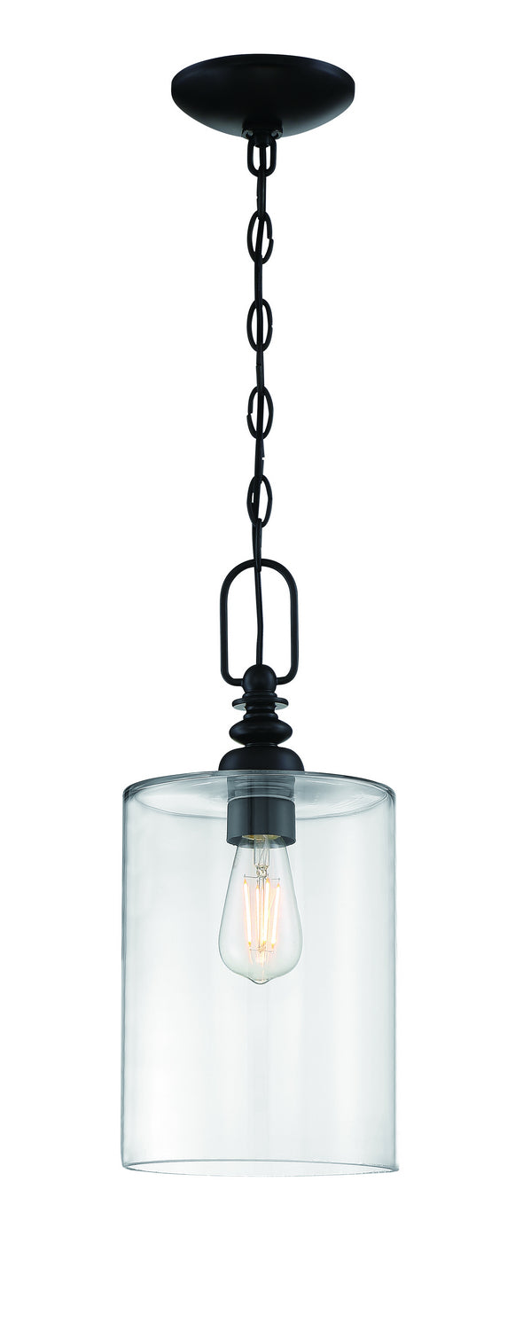 Craftmade - 49891-FB-C - One Light Mini Pendant - Dardyn - Flat Black