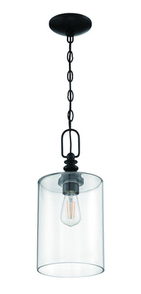 Craftmade - 49891-FB-C - One Light Mini Pendant - Dardyn - Flat Black