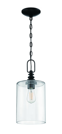 Craftmade - 49891-FB-C - One Light Mini Pendant - Dardyn - Flat Black