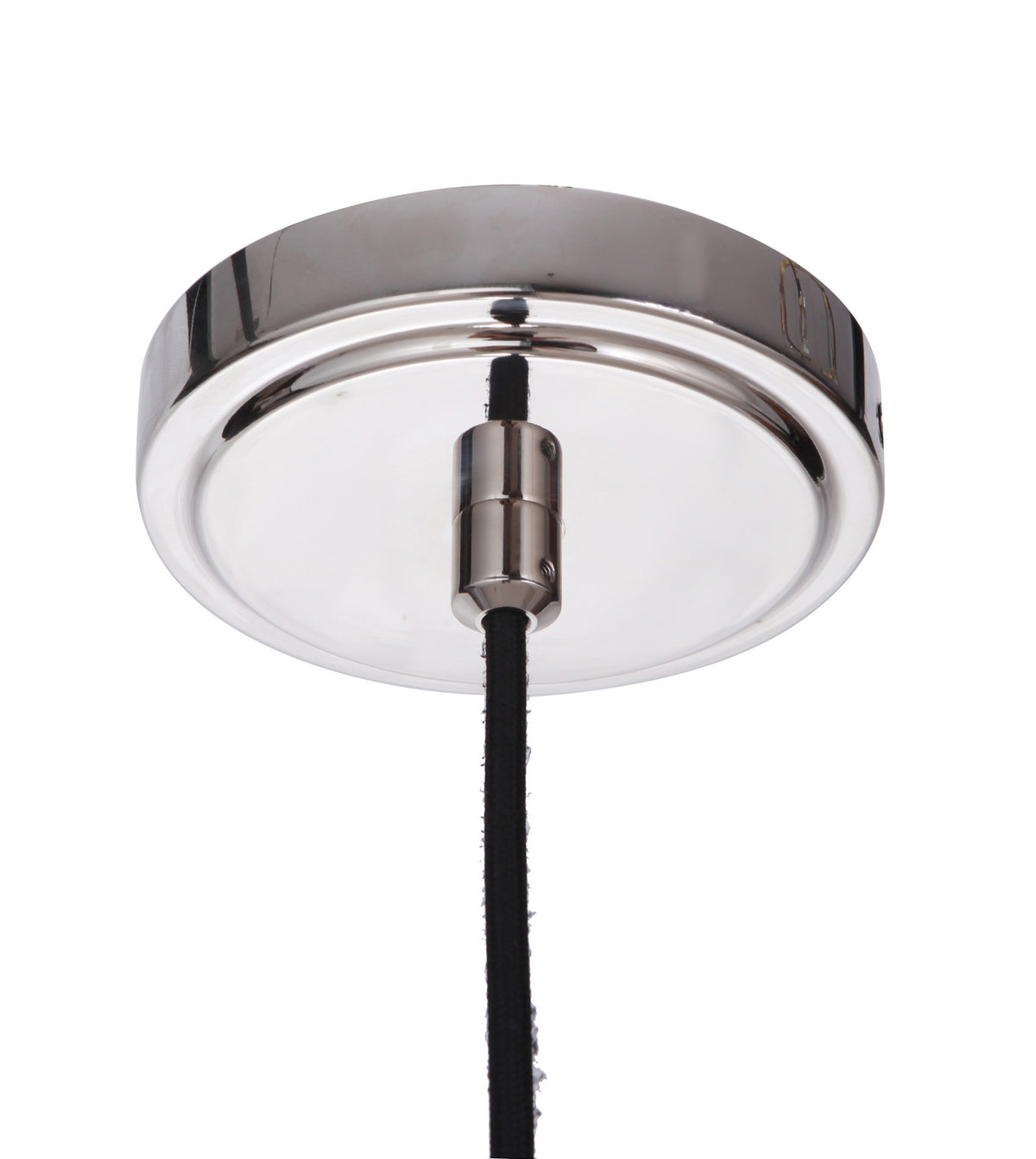 Craftmade One Light Pendant from the Hagen collection in Polished Nickel finish