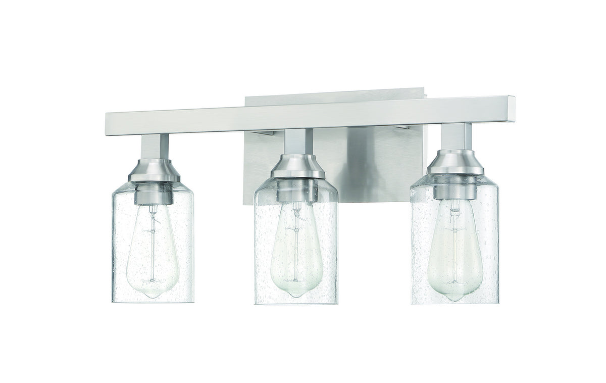 Craftmade - 53103-BNK - Three Light Vanity - Chicago - Brushed Polished Nickel