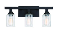Craftmade - 53103-FB - Three Light Vanity - Chicago - Flat Black