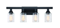 Craftmade - 53104-FB - Four Light Vanity - Chicago - Flat Black