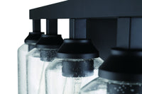 Craftmade - 53104-FB - Four Light Vanity - Chicago - Flat Black