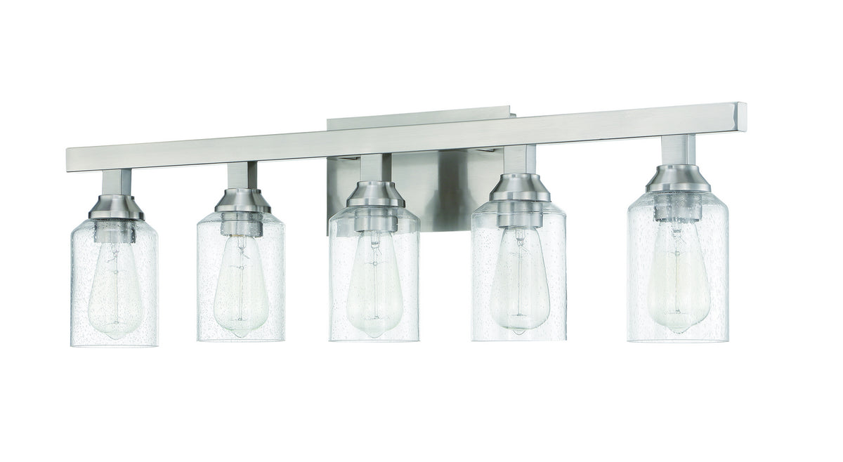 Craftmade - 53105-BNK - Five Light Vanity - Chicago - Brushed Polished Nickel