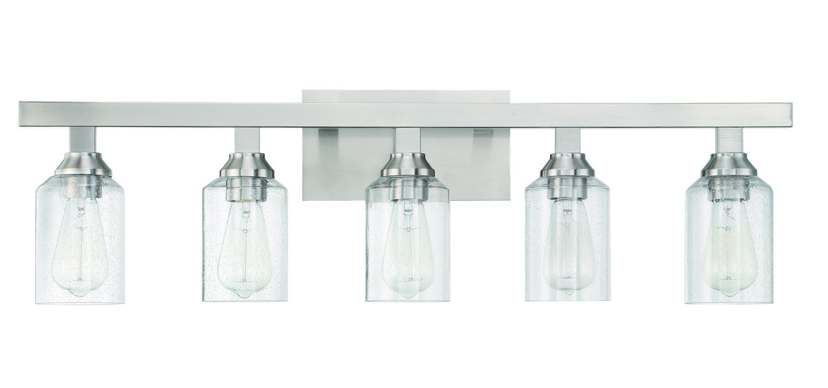 Craftmade - 53105-BNK - Five Light Vanity - Chicago - Brushed Polished Nickel