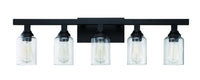 Craftmade - 53105-FB - Five Light Vanity - Chicago - Flat Black