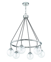 Craftmade - 53326-CH - Six Light Chandelier - Que - Chrome