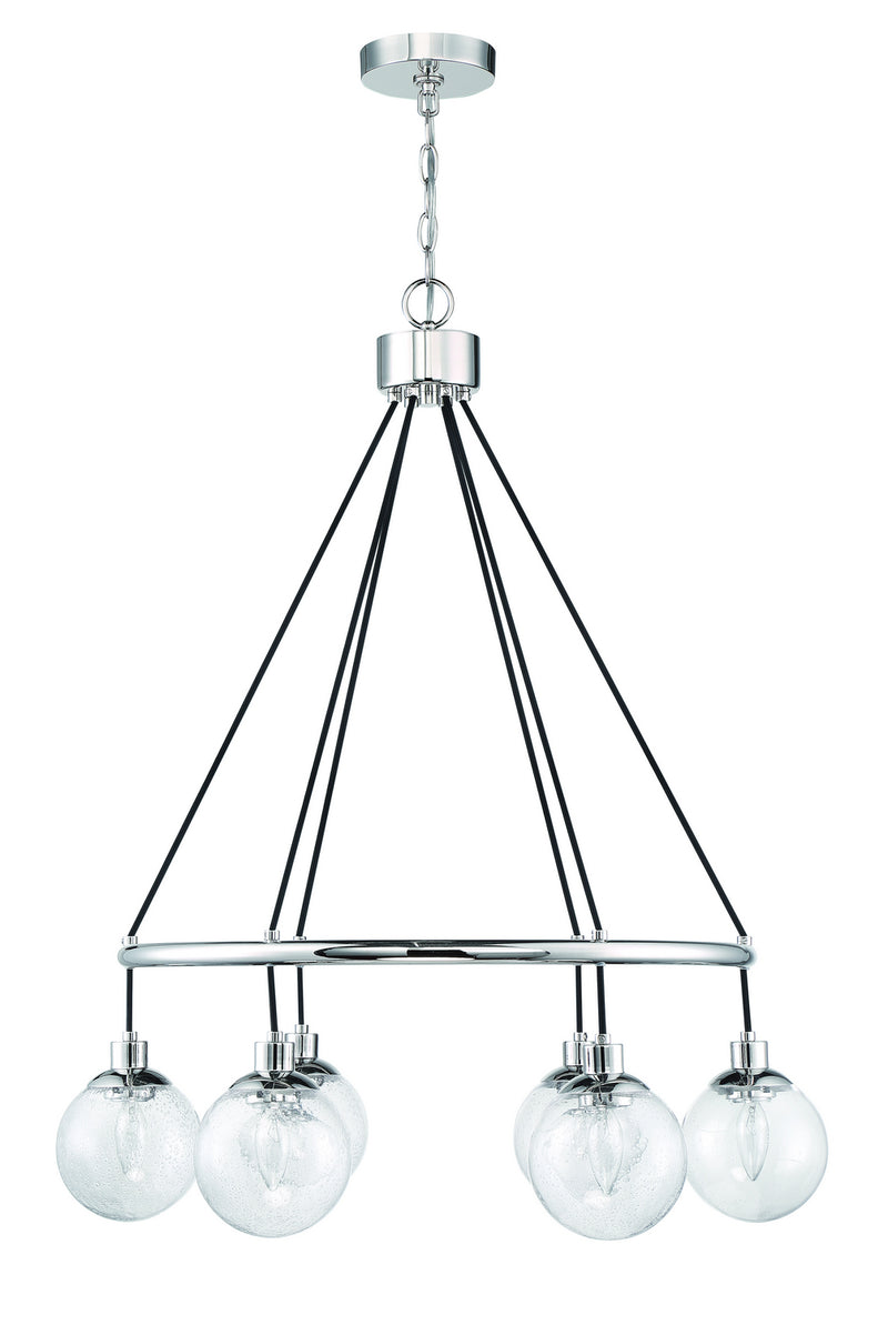 Craftmade - 53326-CH - Six Light Chandelier - Que - Chrome