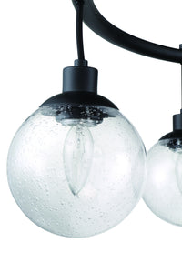 Craftmade - 53326-FB - Six Light Chandelier - Que - Flat Black