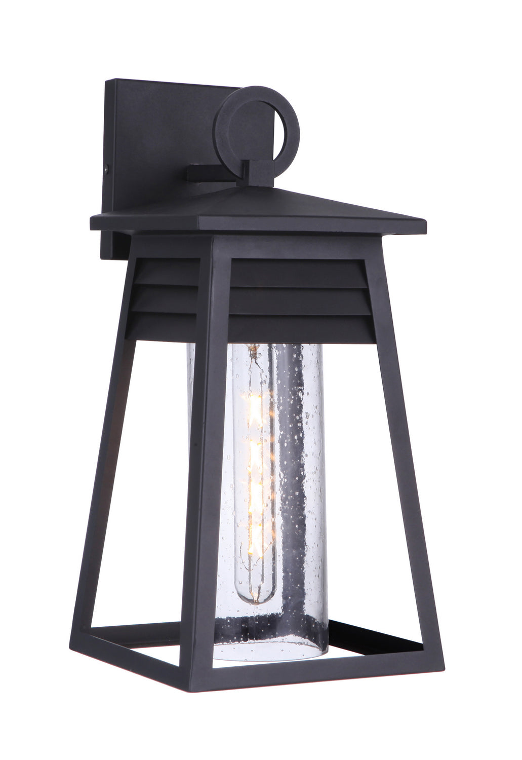 Craftmade One Light Outdoor Wall Mount from the Becca collection in Textured Black finish