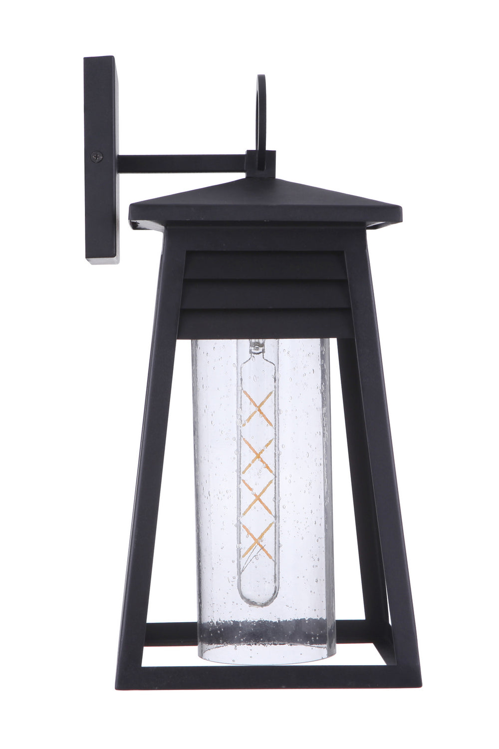 Craftmade One Light Outdoor Wall Mount from the Becca collection in Textured Black finish
