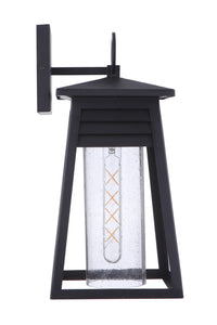 Craftmade One Light Outdoor Wall Mount from the Becca collection in Textured Black finish