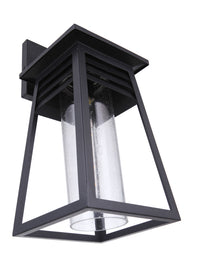 Craftmade One Light Outdoor Wall Mount from the Becca collection in Textured Black finish
