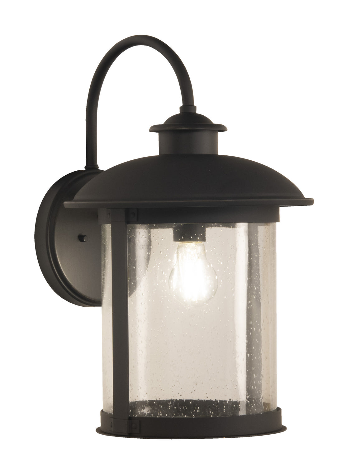 Craftmade One Light Outdoor Wall Mount from the O'Fallon collection in Dark Bronze Gilded finish