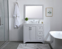 Elegant Lighting - VM22432GR - Mirror - Aqua - Grey