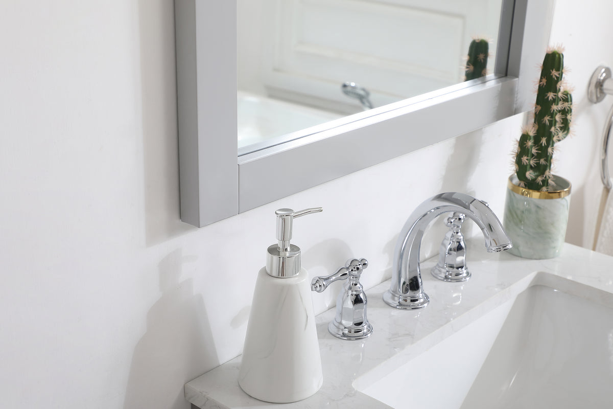 Elegant Lighting - VM22432GR - Mirror - Aqua - Grey