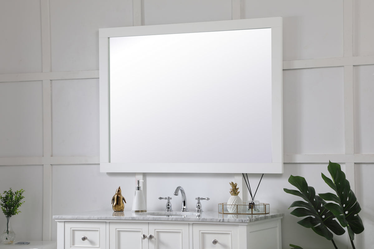 Elegant Lighting - VM24836WH - Mirror - Aqua - White