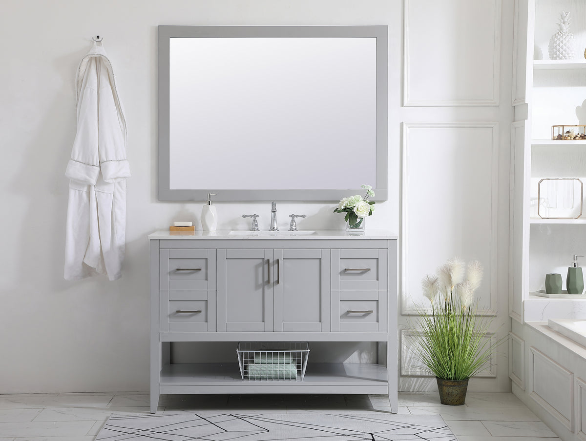Elegant Lighting - VM24836GR - Mirror - Aqua - Grey