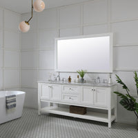 Elegant Lighting - VM26036WH - Mirror - Aqua - White