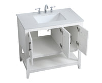 Elegant Lighting - VF16036WH - Single Bathroom Vanity - aubrey - White
