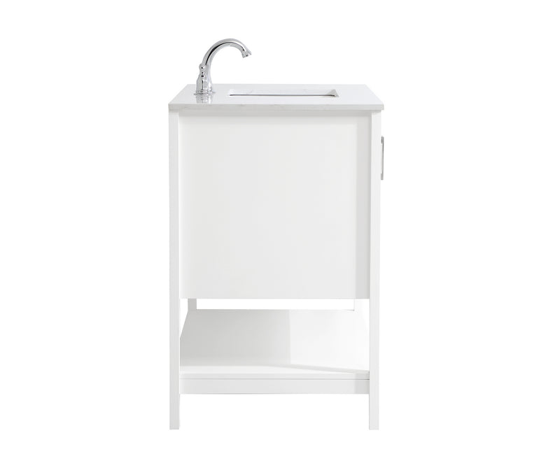 Elegant Lighting - VF16042WH - Single Bathroom Vanity - aubrey - White