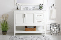 Elegant Lighting - VF16042WH - Single Bathroom Vanity - aubrey - White