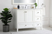 Elegant Lighting - VF18042WH - Single Bathroom Vanity - sommerville - White