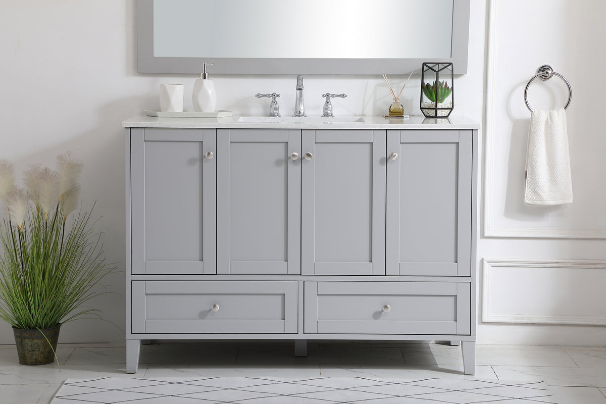 Elegant Lighting - VF18048GR - Single Bathroom Vanity - sommerville - Grey