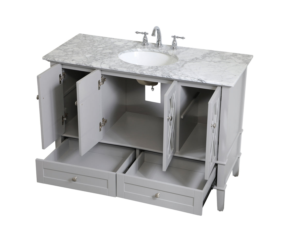 Elegant Lighting - VF30248GR - Single Bathroom Vanity Set - Luxe - Grey
